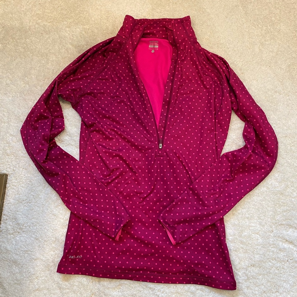 Nike Drifit half zip pullover